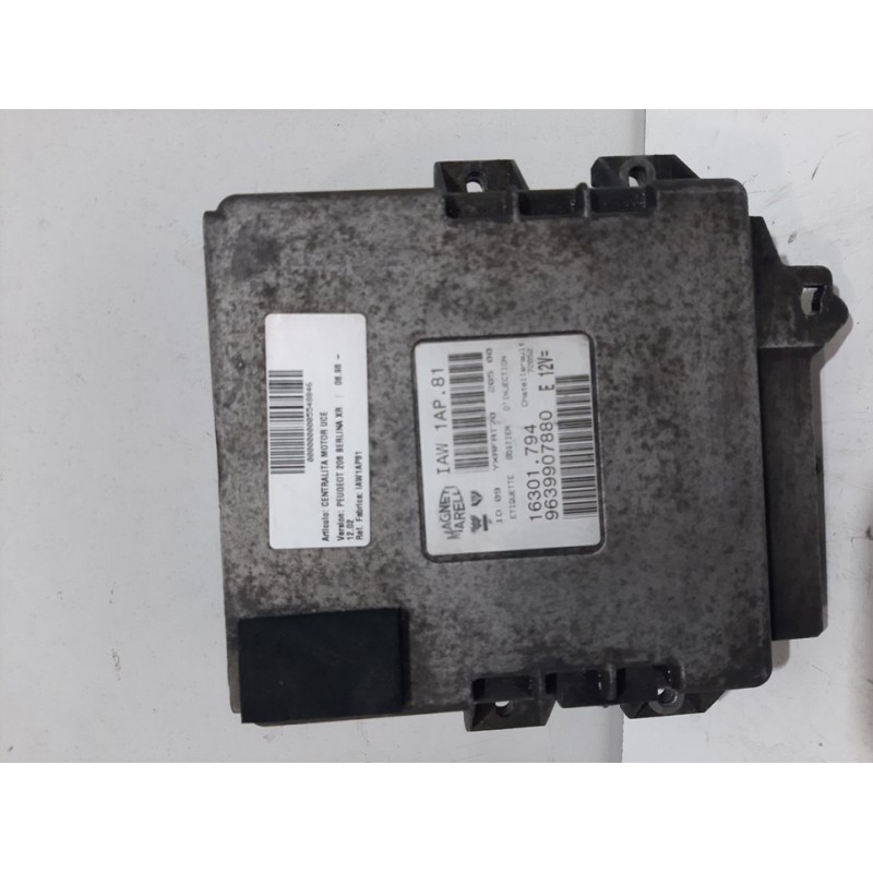 Recambio de centralita motor uce para peugeot 206 berlina xr referencia OEM IAM IAW1AP81 9639907880 