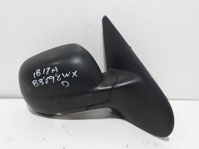 Recambio de retrovisor derecho para seat ibiza (6k1) select referencia OEM IAM  NEGRO MANUAL