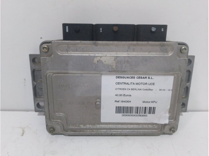 Recambio de centralita motor uce para citroën c4 berlina collection referencia OEM IAM IAW6LP205  9659099180
