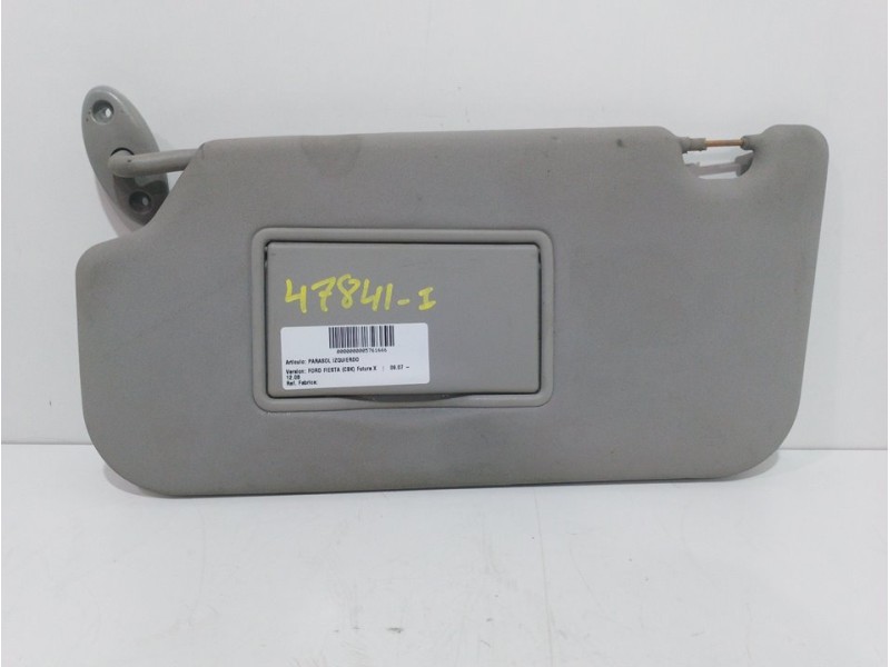 Recambio de parasol izquierdo para ford fiesta (cbk) futura x referencia OEM IAM   