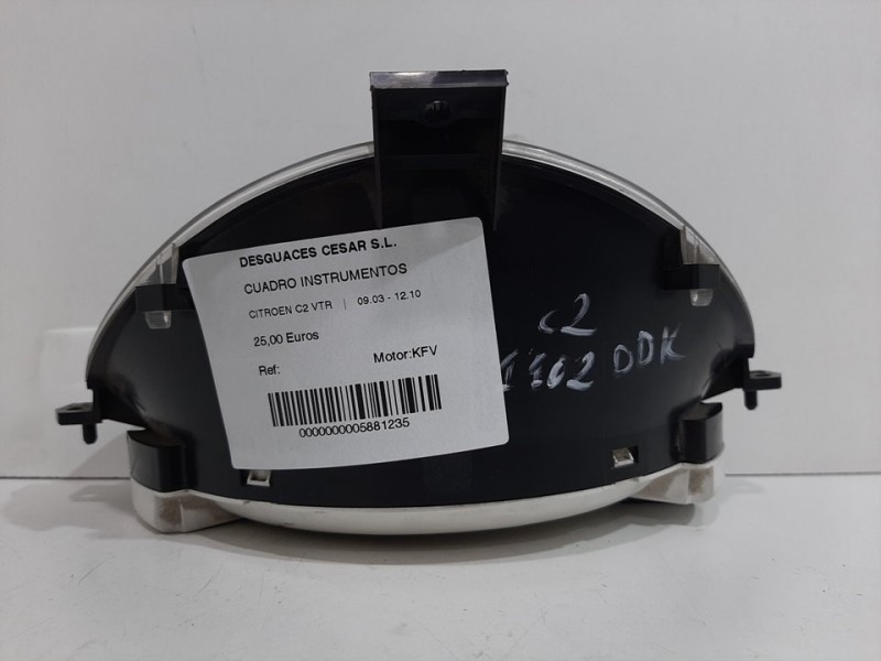 Recambio de cuadro instrumentos para citroën c2 vtr referencia OEM IAM 9652008080  