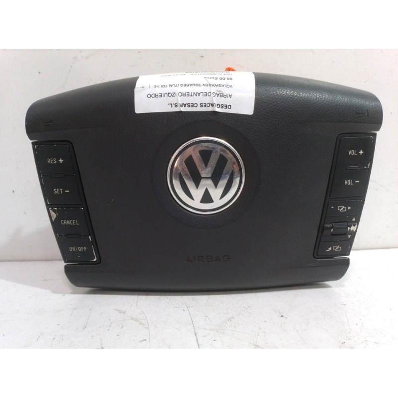 Recambio de airbag delantero izquierdo para volkswagen touareg (7la) tdi r5 referencia OEM IAM 7L6880201CP  