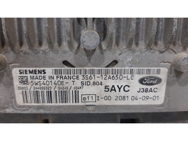 Recambio de centralita motor uce para ford fiesta (cbk) ambiente referencia OEM IAM 5WS40140ET  