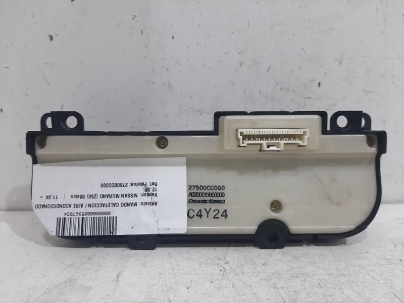 Recambio de mando calefaccion / aire acondicionado para nissan murano (z50) básico referencia OEM IAM 27500CC000  
