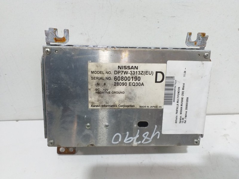 Recambio de pantalla multifuncion para nissan murano (z50) básico referencia OEM IAM 28090EQ30A  