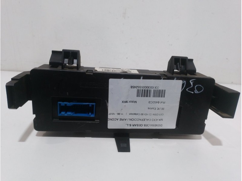 Recambio de mando calefaccion / aire acondicionado para citroën c3 hdi 92 collection referencia OEM IAM 96533393XT  