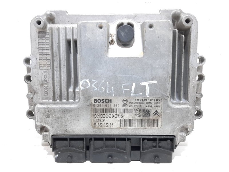 Recambio de centralita motor uce para citroën c3 hdi 92 collection referencia OEM IAM 0281011804 9662212280 