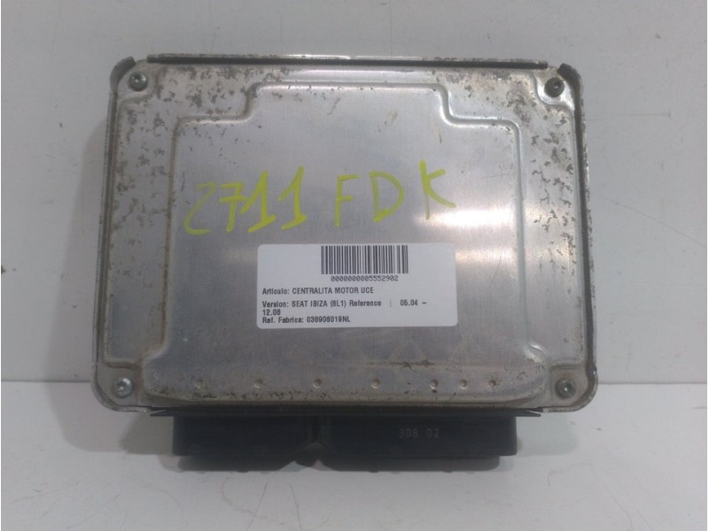 Recambio de centralita motor uce para seat ibiza (6l1) reference referencia OEM IAM 038906019NL BOSCH 0281012276