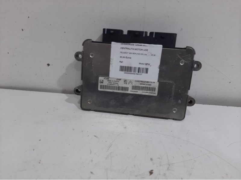 Recambio de centralita motor uce para peugeot 206 berlina xs-line referencia OEM IAM 5302060662 2158943AO 