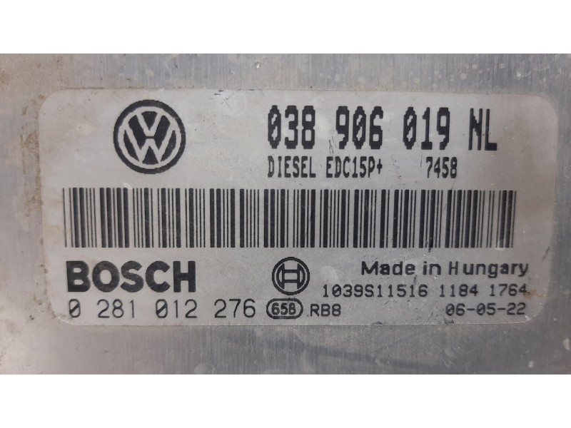 Recambio de centralita motor uce para seat ibiza (6l1) reference referencia OEM IAM 0281012276 038906019NL  Recambio de centralita motor uce para seat ibiza (6l1) reference referencia OEM IAM 0281012276 038906019NL