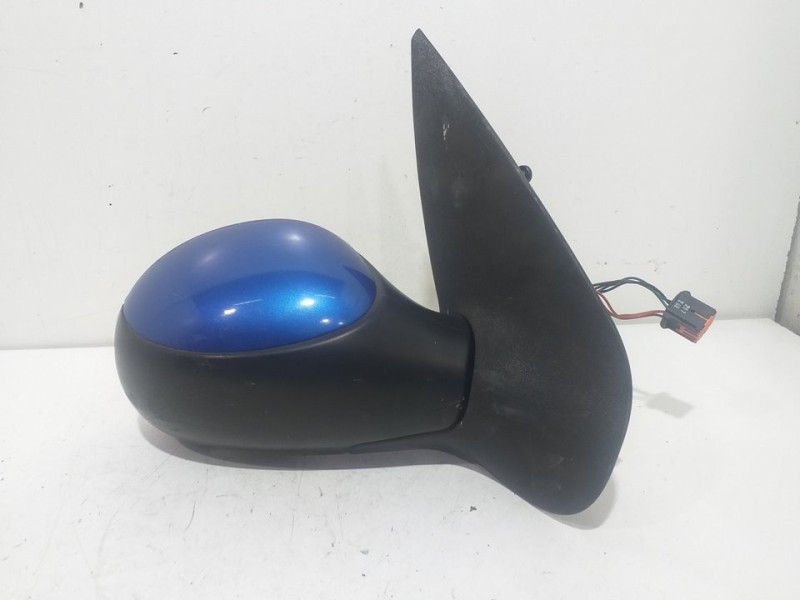 Recambio de retrovisor derecho para peugeot 206+ básico referencia OEM IAM 018015 AZUL 7 PINES