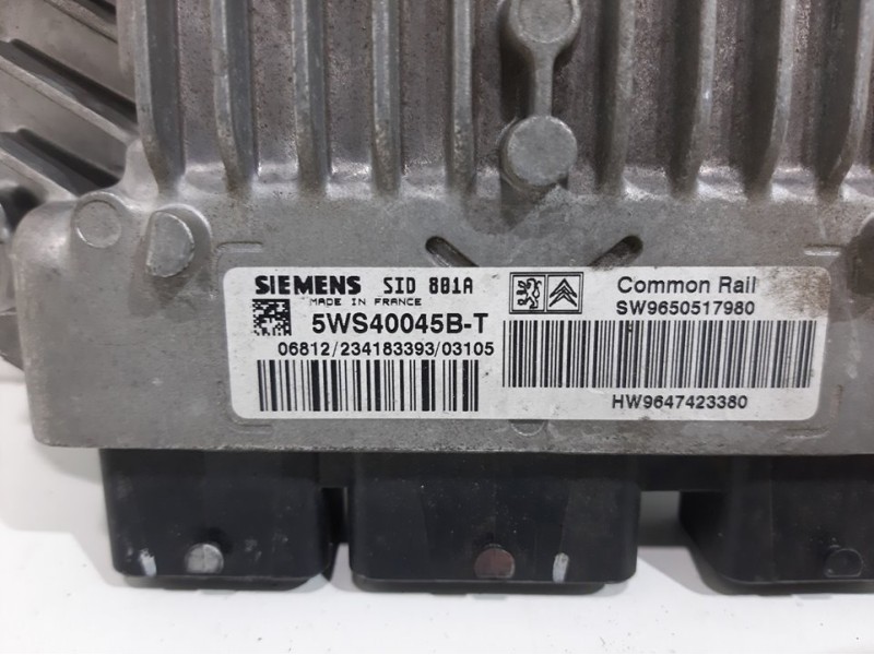 Recambio de centralita motor uce para peugeot 307 (s1) xs referencia OEM IAM 5WS40045BT  