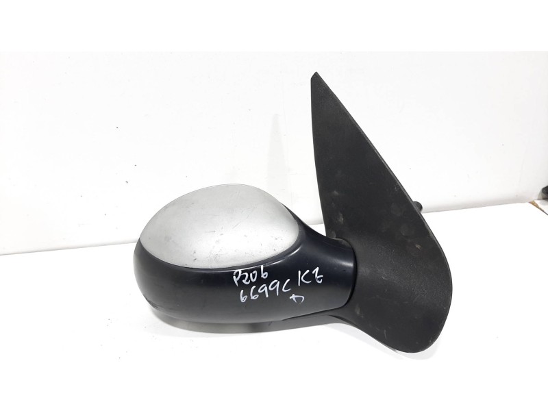 Recambio de retrovisor derecho para peugeot 206 berlina x-line referencia OEM IAM 8154JC MANUAL 