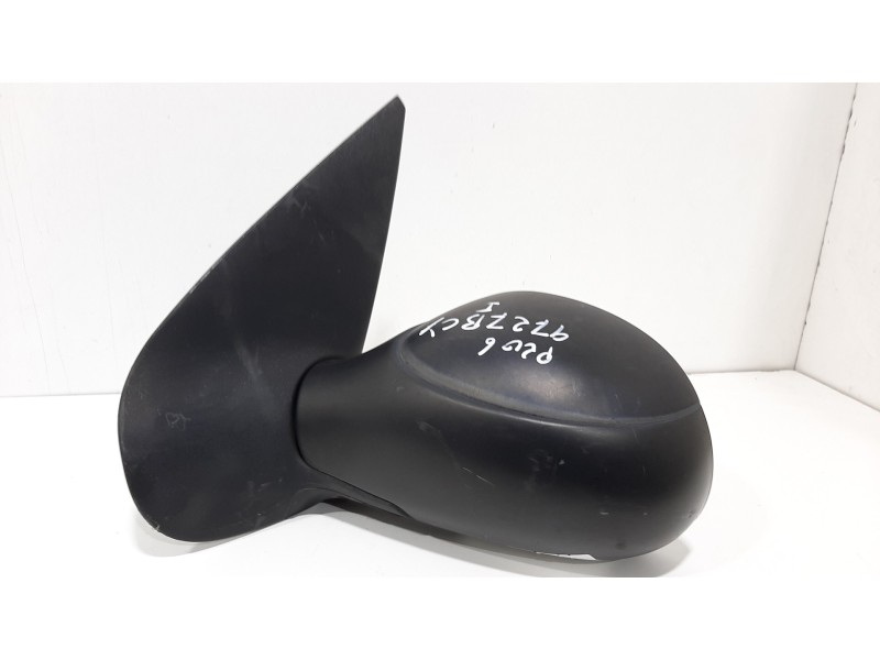 Recambio de retrovisor izquierdo para peugeot 206 berlina xr referencia OEM IAM 1608264280 MANUAL NEGRO