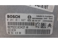 Recambio de centralita motor uce para peugeot 307 (s1) xs referencia OEM IAM 0281011627 9656161880  2