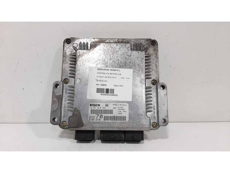 Recambio de centralita motor uce para peugeot 206 berlina xt referencia OEM IAM 0281010594 9642013980 