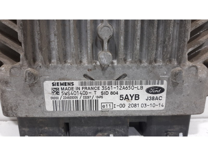 Recambio de centralita motor uce para ford fiesta (cbk) ambiente referencia OEM IAM 5WS40140DT  