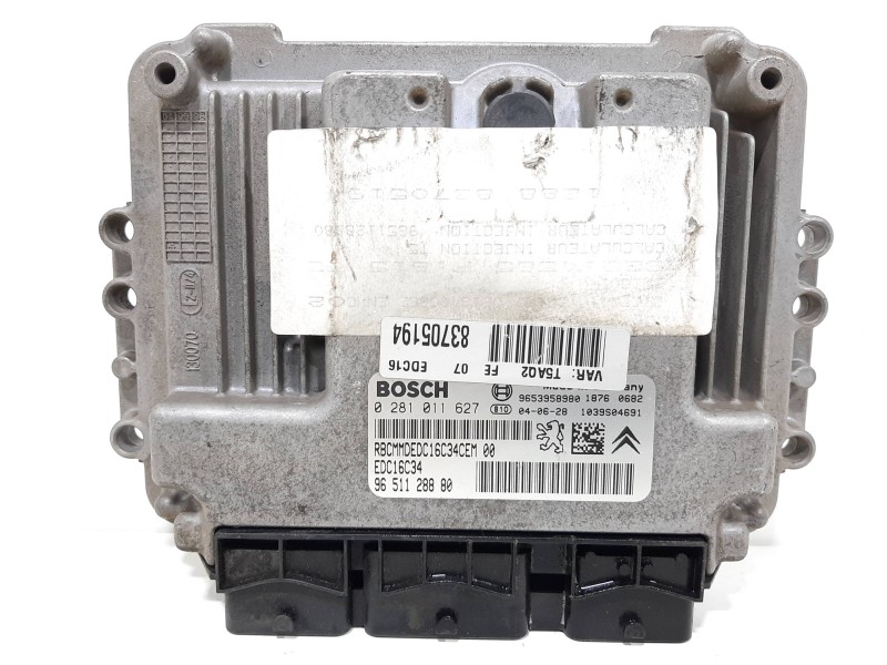 Recambio de centralita motor uce para peugeot 307 (s1) xs referencia OEM IAM 9651128880 0281011627 
