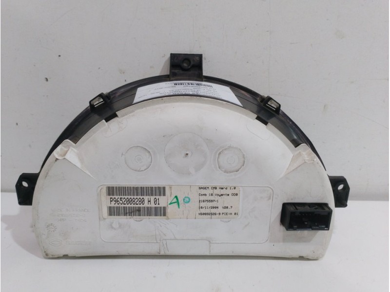 Recambio de cuadro instrumentos para citroën c3 1.4 hdi 16v sx referencia OEM IAM 9652008280  
