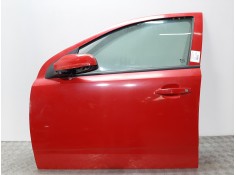 Recambio de puerta delantera izquierda para opel astra h berlina cosmo referencia OEM IAM 13208421 ROJO 