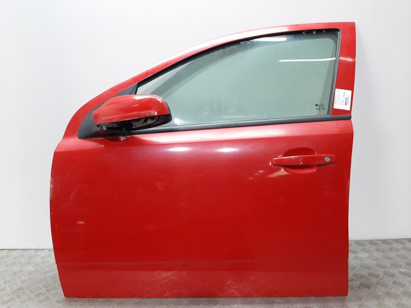 Recambio de puerta delantera izquierda para opel astra h berlina cosmo referencia OEM IAM 13208421 ROJO 