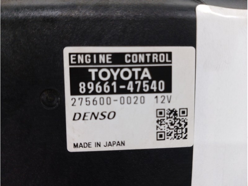 Recambio de centralita motor uce para toyota prius (nhw30) advance referencia OEM IAM   2756000020