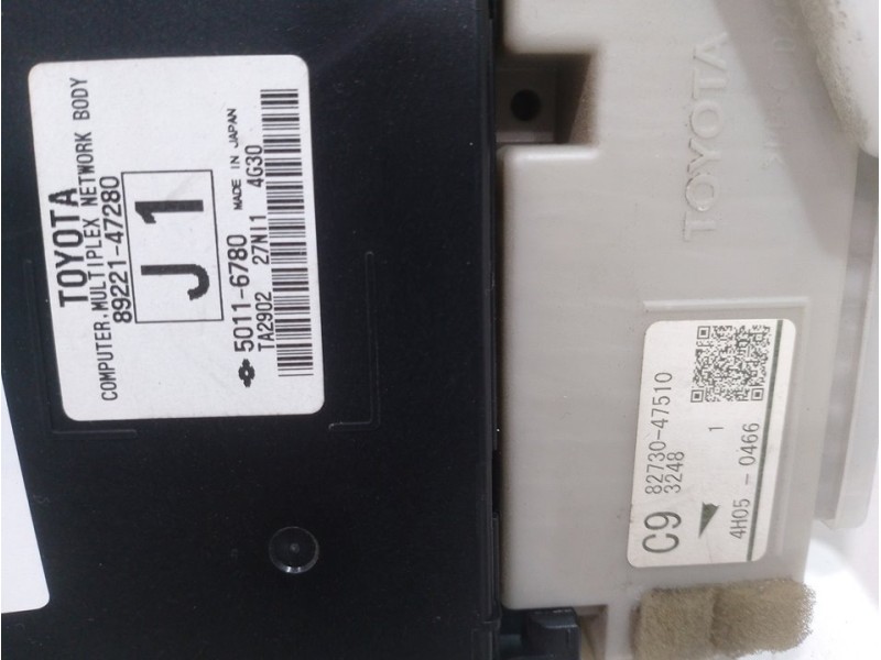 Recambio de centralita check control para toyota prius (nhw30) advance referencia OEM IAM 8922147280  