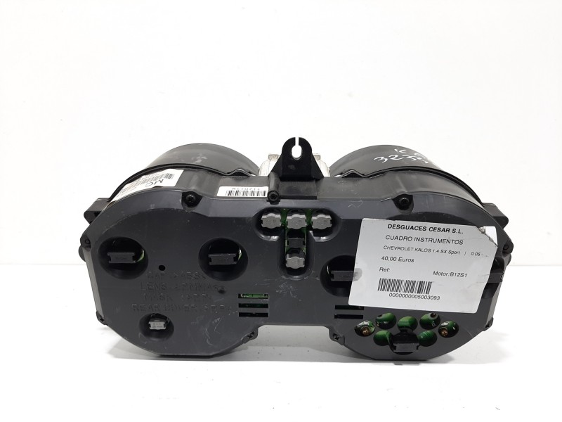 Recambio de cuadro instrumentos para chevrolet kalos 1.4 sx sport referencia OEM IAM 96426049  