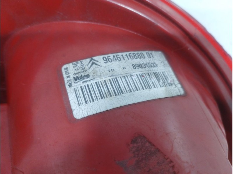 Recambio de piloto trasero derecho para peugeot 1007 sport referencia OEM IAM 6351V5  