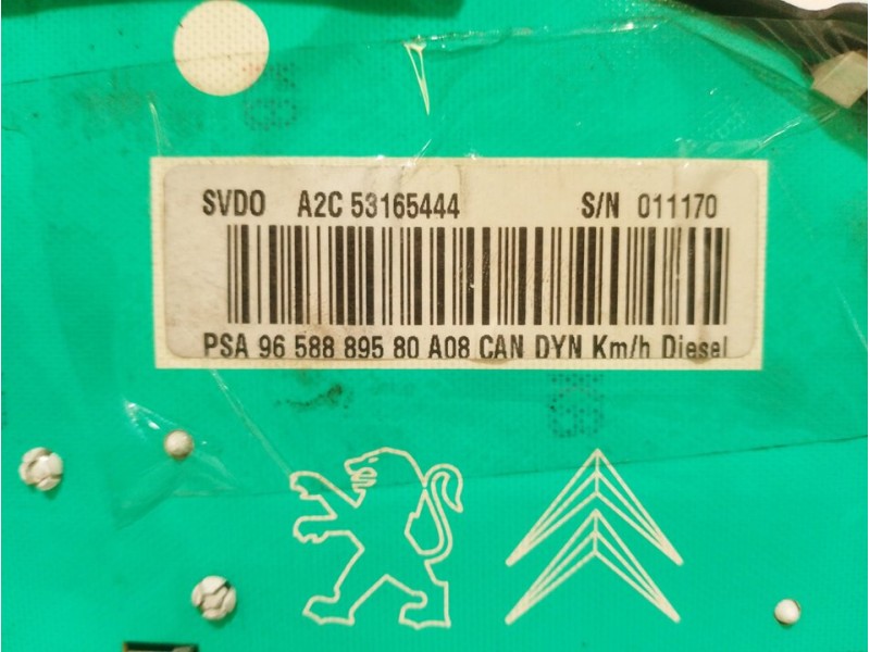 Recambio de cuadro instrumentos para peugeot 1007 sport referencia OEM IAM A2C53045317  