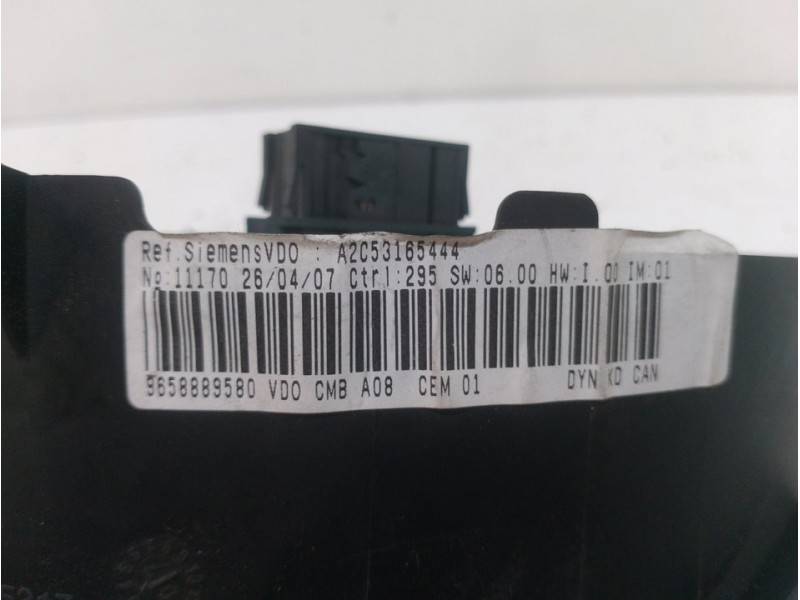 Recambio de cuadro instrumentos para peugeot 1007 sport referencia OEM IAM A2C53045317  