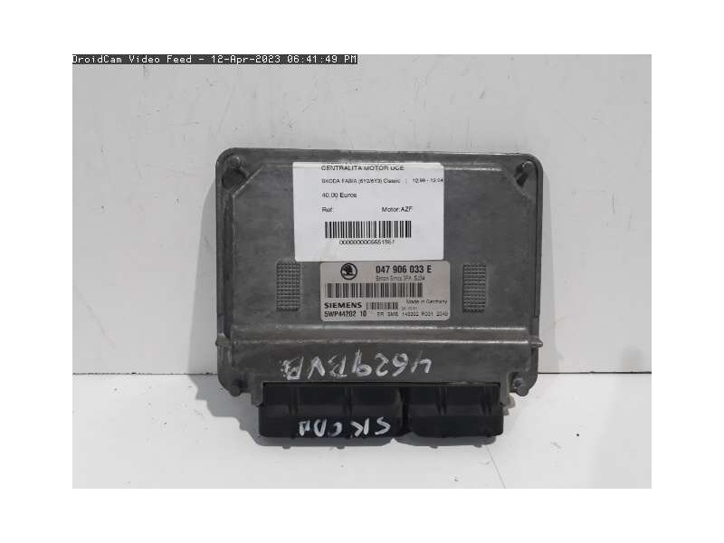 Recambio de centralita motor uce para skoda fabia (6y2/6y3) classic referencia OEM IAM   