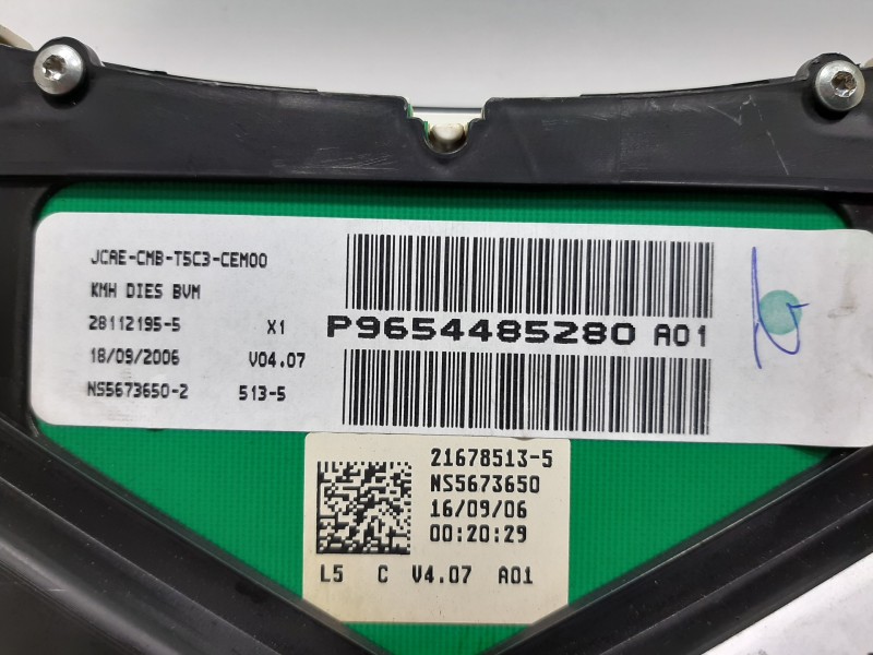 Recambio de cuadro instrumentos para peugeot 307 berlina (s2) x-line referencia OEM IAM 6103K1  