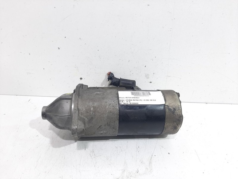 Recambio de motor arranque para hyundai matrix (fc) 1.5 crdi 16v gls referencia OEM IAM 361002A000  