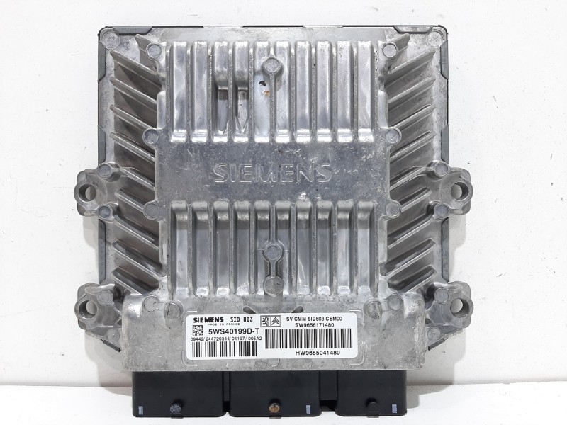 Recambio de centralita motor uce para citroën c5 berlina exclusive referencia OEM IAM 5WS40199DT 9655041480 