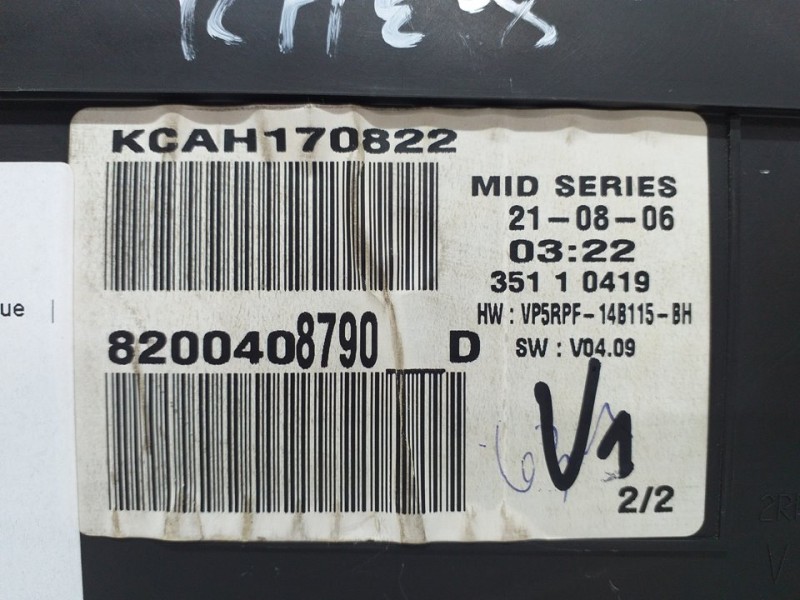 Recambio de cuadro instrumentos para renault megane ii familiar authentique referencia OEM IAM   