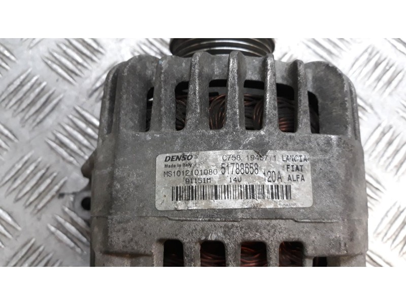 Recambio de alternador para fiat linea (110) dynamic referencia OEM IAM 51788658  