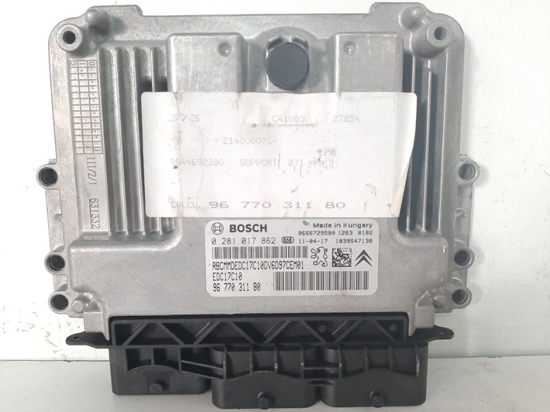 Recambio de centralita motor uce para citroën c4 berlina cool referencia OEM IAM 0281017862 0281017862 