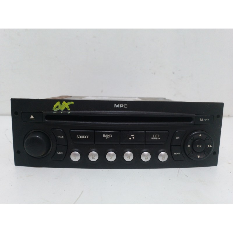 Recambio de sistema audio / radio cd para citroën c4 picasso sx referencia OEM IAM 96637348XT  