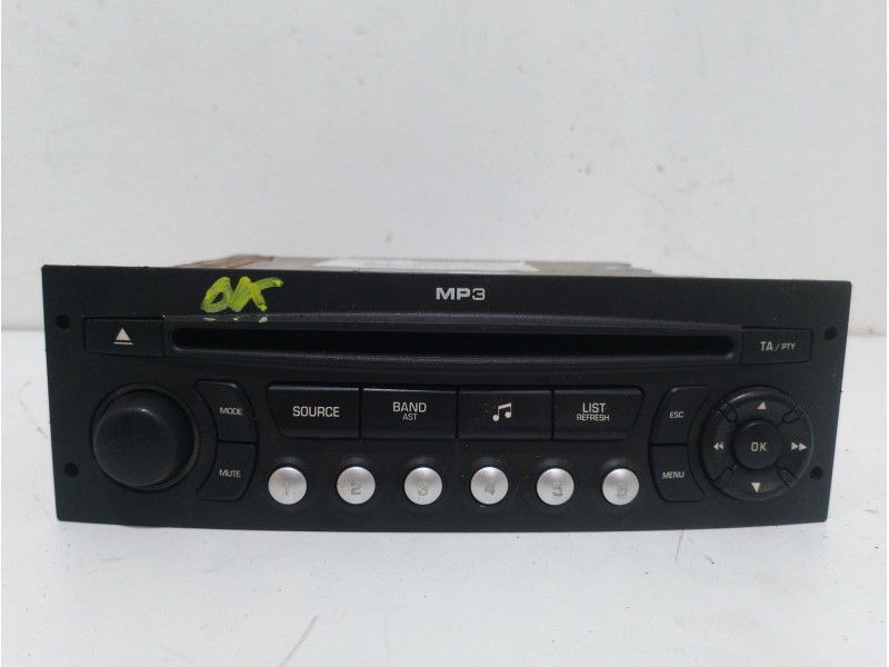 Recambio de sistema audio / radio cd para citroën c4 picasso sx referencia OEM IAM 96637348XT  