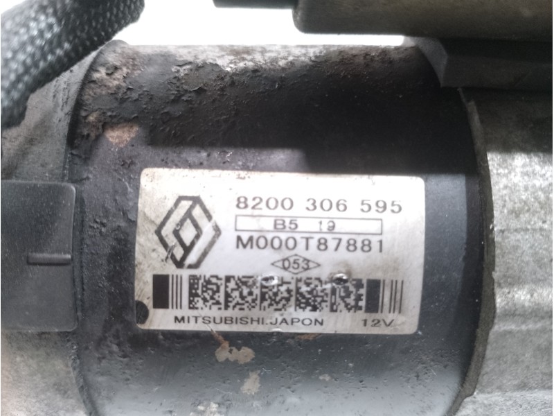 Recambio de motor arranque para renault scenic ii grand exception referencia OEM IAM 8200306595 M000T87881 12 DIENTES