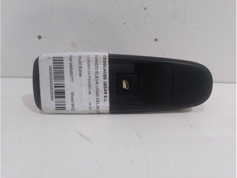 Recambio de mando elevalunas delantero derecho para citroën c4 picasso sx referencia OEM IAM 966393777  