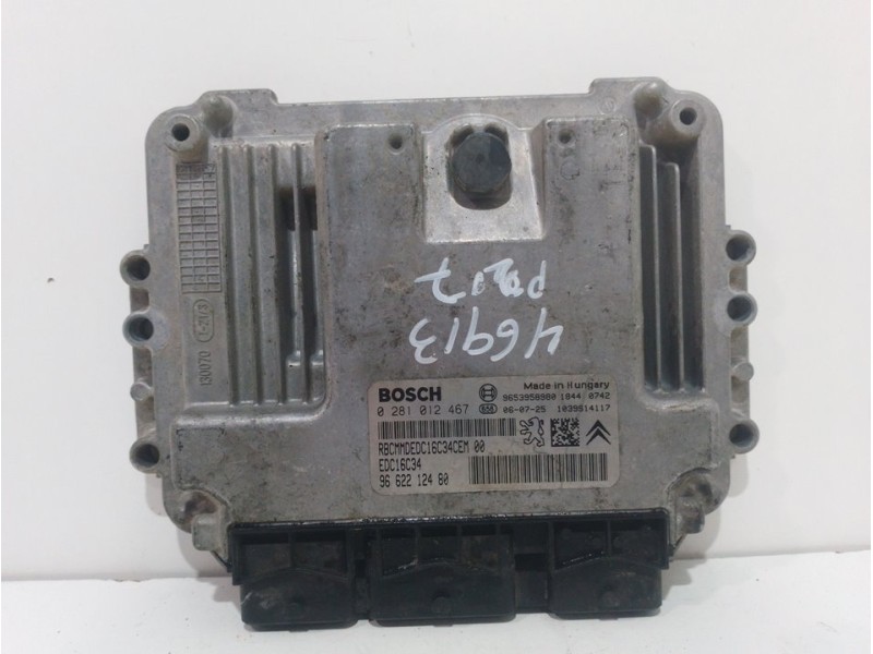Recambio de centralita motor uce para peugeot 207 x-line referencia OEM IAM 0281012467 9662212480 