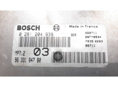 Recambio de centralita motor uce para citroën xsara berlina 1.6i sx referencia OEM IAM 0261204939 9633184780  2