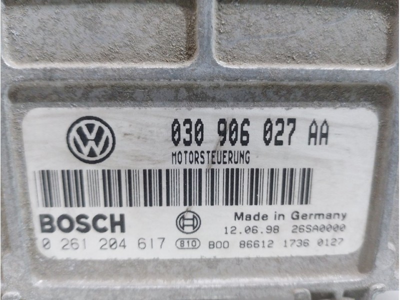 Recambio de centralita motor uce para volkswagen polo berlina (6n1) básico referencia OEM IAM 030906027AA 0261204617 