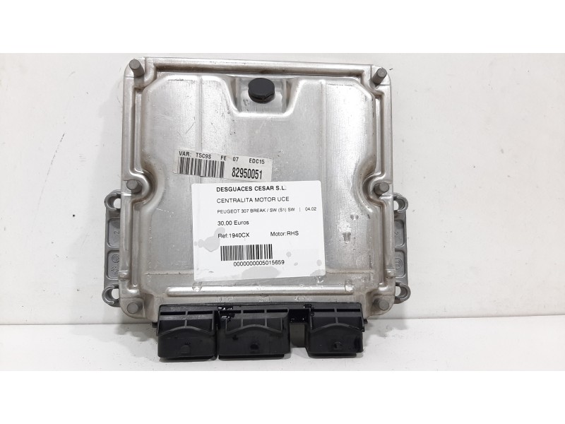Recambio de centralita motor uce para peugeot 307 break / sw (s1) sw referencia OEM IAM 0281011081 9647472780 