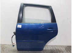 Recambio de puerta trasera izquierda para volkswagen polo (9n3) advance referencia OEM IAM 6Q6833055H AZUL