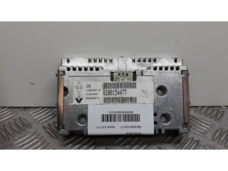 Recambio de pantalla multifuncion para renault espace iv (jk0) grand espace initiale referencia OEM IAM 8200154477  