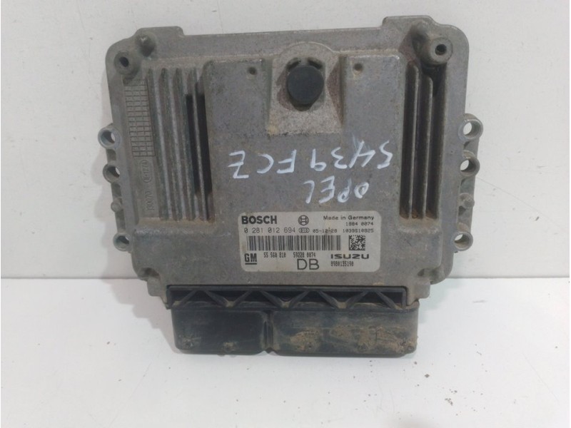 Recambio de centralita motor uce para opel astra h berlina cosmo referencia OEM IAM 0281012694  