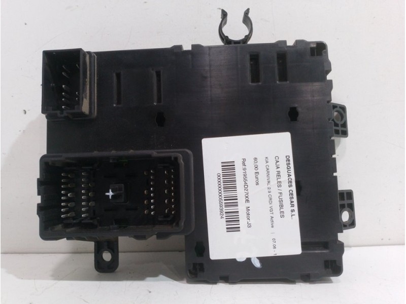 Recambio de caja reles / fusibles para kia carnival 2.9 crdi vgt active referencia OEM IAM 919554D2700E  